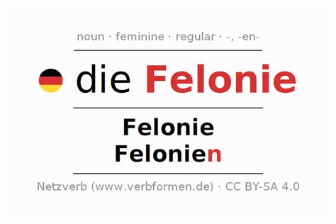 felonie deutsch|félonie meaning in english.